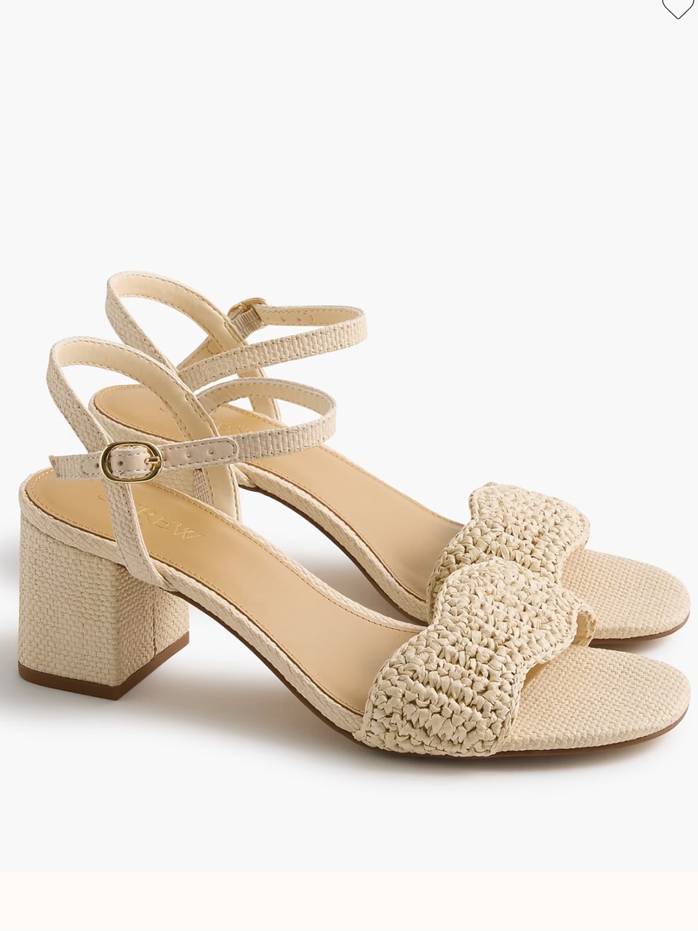 J Crew Heeled Sandals CU341